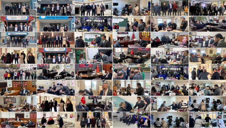 MHP TUZLA TEŞKİLATLARINDAN ÖĞRETMENLERE SÜRPRİZ ZİYARET