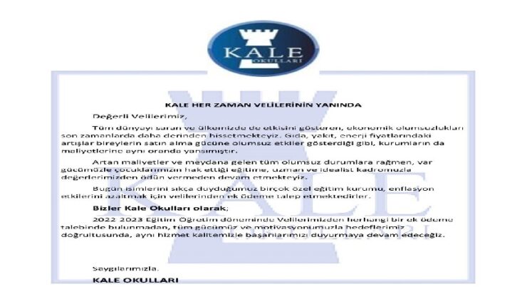 KALE OKULLARI FARKLILIĞINI YİNE VELİLERİN YANINDA DURARAK GÖSTERDİ