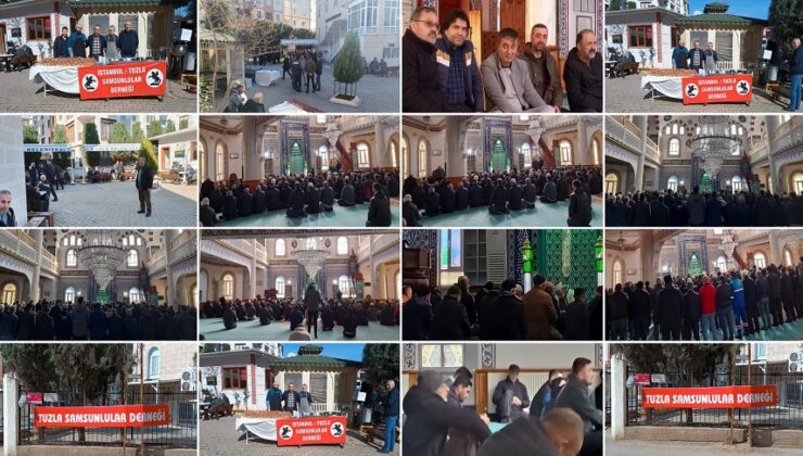 YAYLA SAMSUNLULAR DERNEĞİ DEPREM ŞEHİTLERİNE MEVLİT OKUTTU LOKMA TATLISI DAĞITTI