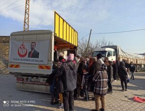 TUZLANIN ALPERENLERİ ‘MUHSİN YAZICIOĞLU YARDIM KONVOYU’ İLE HATAY’DA