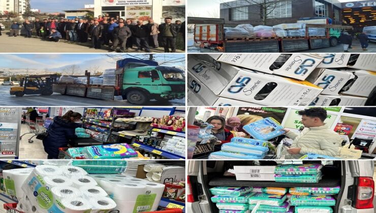 TUZLA GÜMÜŞHANELİLER DERNEĞİNDEN DEPREM BÖLGESİNE YARDIM