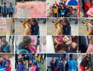 TUZLA ÜLKÜ OCAKLARINDAN DEPREM ÇOCUKLARINA VEFA