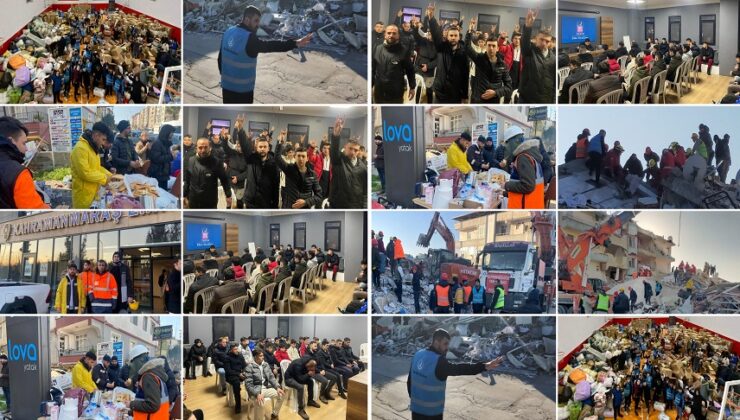 TUZLA ÜLKÜ OCAKLARI EKİBİ DEPREM BÖLGESİNDE