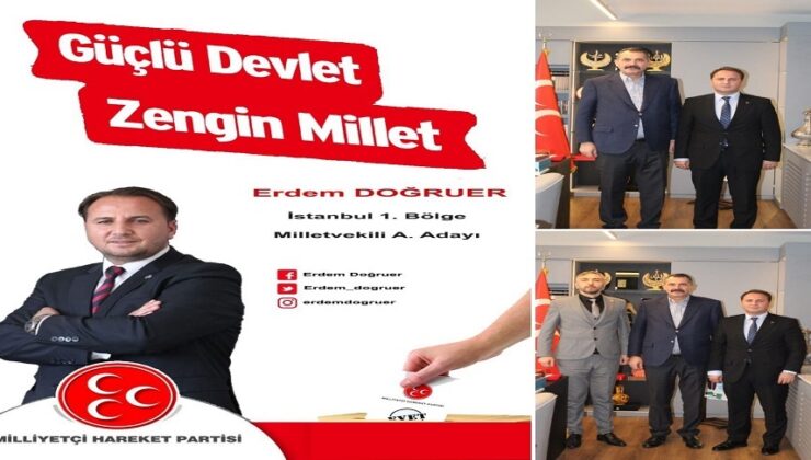 ÖNCEKİ DÖNEM İLÇE BAŞKANI ERDEM DOĞRUER A.ADAYI OLDU