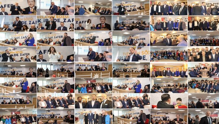 TUZLA’DA AK PARTİ AİLESİ BAYRAMLAŞTI