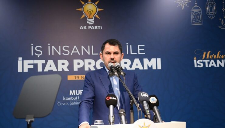 ÇEVRE, ŞEHİRCİLİK VE İKLİM DEĞİŞİKLİĞİ BAKANI MURAT KURUM; “TUZLA METROSUNU DA BİZ YAPACAĞIZ YAN YOLLARI DA BİZ YAPACAĞIZ”