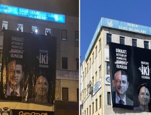 TUZLA ÜLKÜ OCAKLARI’NIN PANKARTI TÜRKİYE’DE SES GETİRDİ