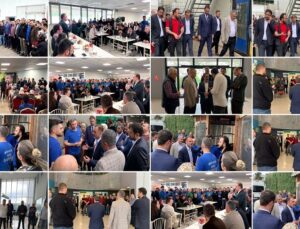 ERKAN KANDEMİR TUZLA’DA FABRİKALARI ZİYARET ETTİ