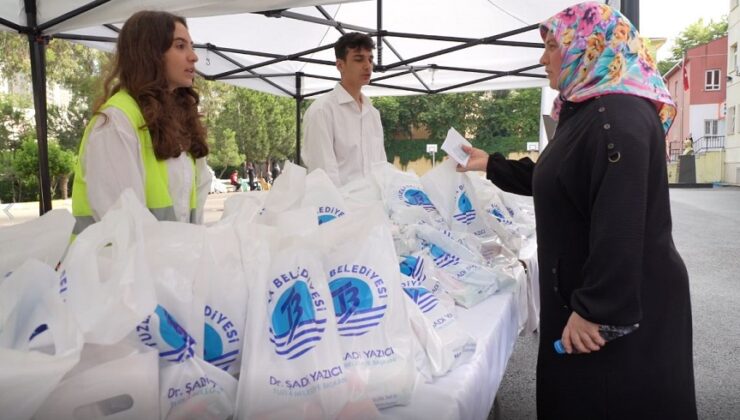 TUZLA BELEDİYESİ’NDEN YKS’YE GİREN ÖĞRENCİLERE İKRAM DESTEĞİ