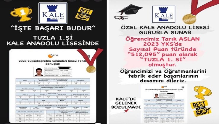 KALE OKULLARINDA GELENEK BOZULMADI