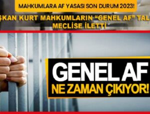 KASSAK BAŞKANI KURT MAHKUMLARIN ‘GENEL AF’ TALEBİNİ MECLİS’E İLETTİ