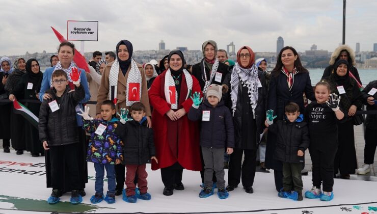 AK SULTANLAR DÜNYA ÇOCUK HAKLARI GÜNÜ’NDE FİLİSTİNLİ ÇOCUKLAR UNUTMADI