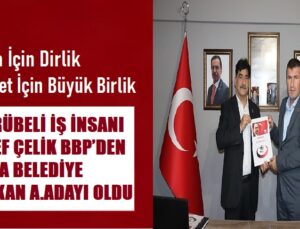 TECRÜBELİ İŞ İNSANI EŞREF ÇELİK BBP’DEN TUZLA BELEDİYE BAŞKAN A.ADAYI OLDU