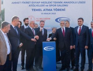 EVYAP’IN, AHMET FİKRET EVYAP ADINA TUZLA’DA YAPTIRACAĞI MESLEKİ VE TEKNİK ANADOLU LİSESİ’NİN TEMELİ ATILDI