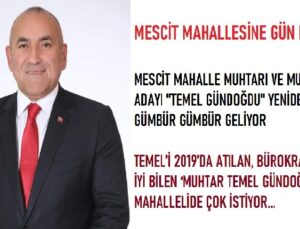 MESCİT MAHALLESİNE GÜN DOĞDU