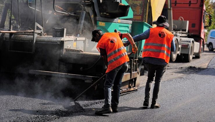 TUZLA BELEDİYESİ 2023’TE 100 BİN TON ASFALT SERDİ