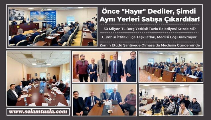 TUZLA’DA ÇARK EDENLER! DÜN KARŞI ÇIKTIKLARI SATIŞA BUGÜN ONAY VERDİLER!