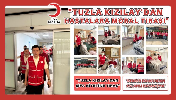 “KIZILAY’DAN HASTALARA MORAL TIRAŞI”
