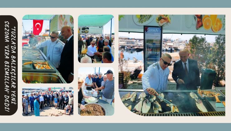 “TUZLA’DA BALIKÇILAR YENİ SEZONA ‘VİRA BİSMİLLAH’ DEDİ!”