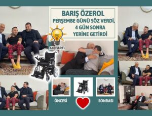 BARIŞ ÖZEROL PERŞEMBE GÜNÜ SÖZ VERDİ, 4 GÜN SONRA YERİNE GETİRDİ