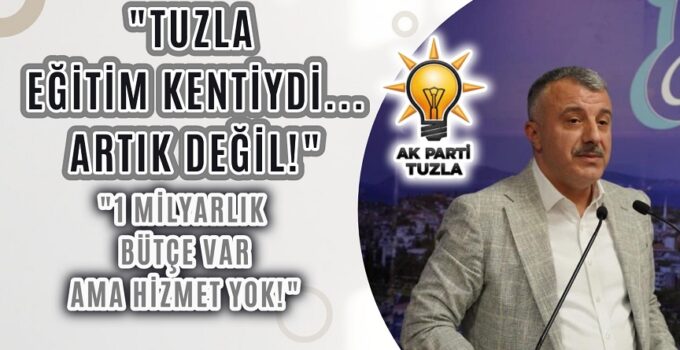 TUZLA MECLİSİNDE SERT DÜELLO: “İSİMLER DEĞİŞTİ, HİZMETLER BİZİM DÖNEMİN HİZMETLER!”