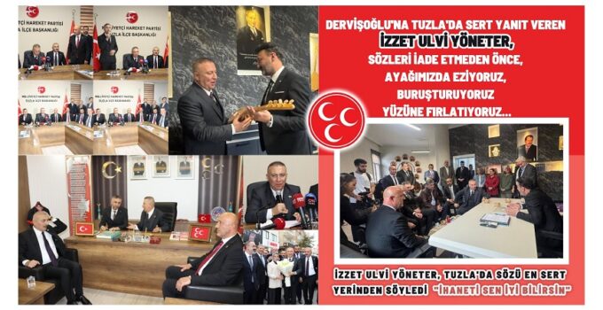 İZZET ULVİ YÖNTER TUZLA’DA SÖZÜ EN SERT YERİNDEN SÖYLEDİ “İHANETİ SEN İYİ BİLİRSİN”