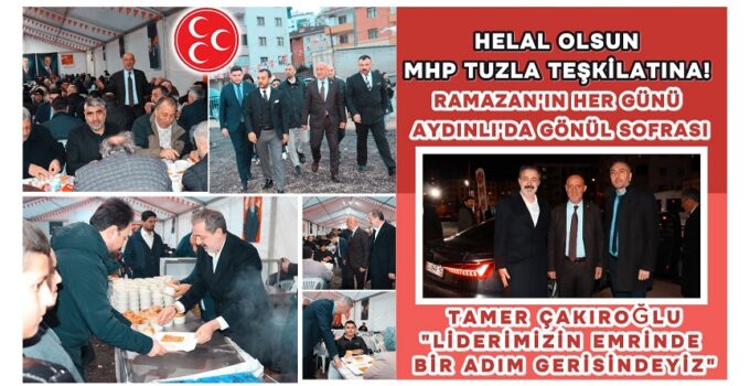 HELAL OLSUN MHP TUZLA TEŞKİLATINA!