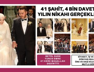 41 ŞAHİT, 4 BİN DAVETLİ! TUZLA’DA YILIN NİKAHI GERÇEKLEŞTİ