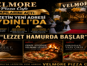 VELMORE PİZZA CAFE KAPILARINI AÇTI: LEZZETİN YENİ ADRESİ AYDINLI’DA