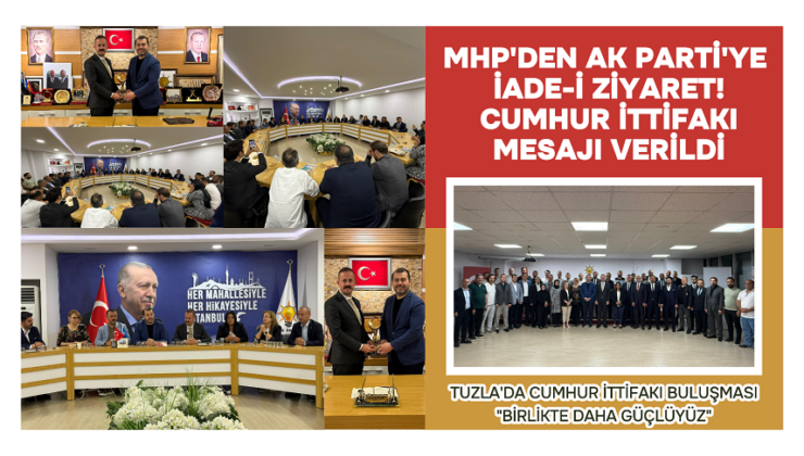MHP’DEN AK PARTİ’YE İADE-İ ZİYARET! CUMHUR İTTİFAKI MESAJI VERİLDİ