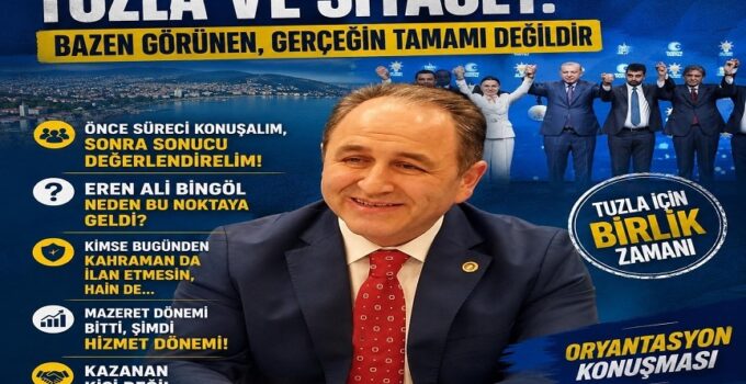 “ÖNCE SÜRECİ KONUŞALIM, SONRA SONUCU DEĞERLENDİRELİM!”
