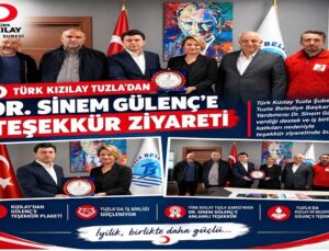 TÜRK KIZILAY TUZLA’DAN DR. SİNEM GÜLENÇ’E TEŞEKKÜR ZİYARETİ