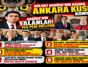 BÜLENT AKKÖSE’NİN BAŞINA ANKARA KUŞU KONDU
